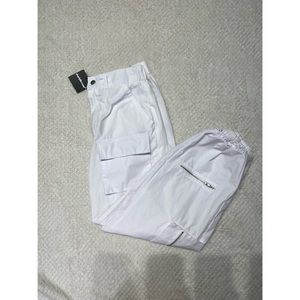 White Parachute Joggers NWT